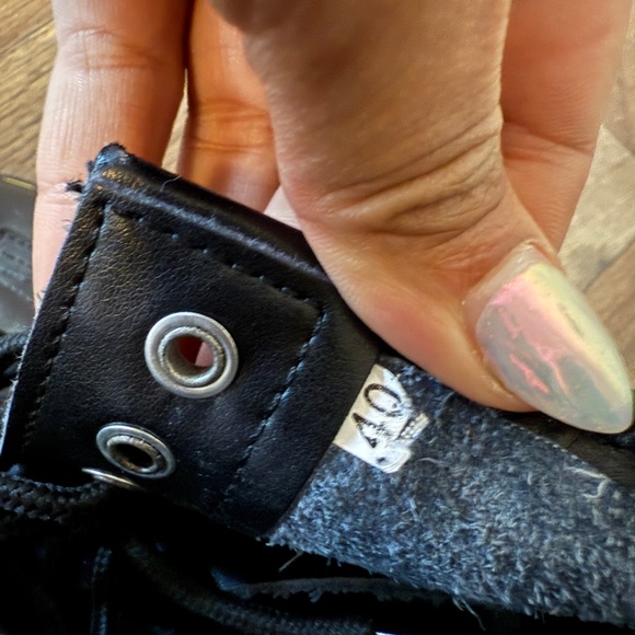 Dr. Martens Black Leather Lace-Up Boots - Picture 8 of 9